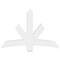 Ekena Millwork Alberta Architectural Grade PVC Gable Bracket, 60"W x 40"H x 4"D x 6"F, 16/12 Pitch GBP060X40X0406ALB00 - alternate 5